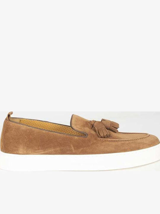 Calce Δερμάτινα Ανδρικά Loafers σε Ταμπά Χρώμα