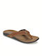 Leder Herrensandalen in Braun Farbe