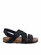 Herrensandalen in Schwarz Farbe