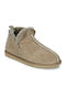 Geschlossene Winterliche Herrenhausschuhe Beige