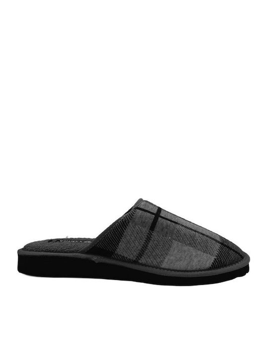 Men's Printed Slippers Gray
