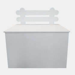 Кутия За Кръщене Пейка Бяла 52 X 35 X 54 См