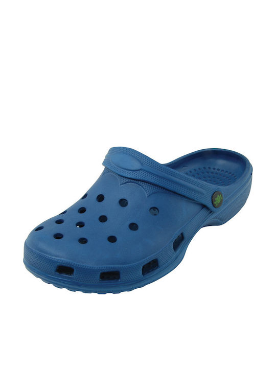 Strandschuhe Herren Clogs Blau