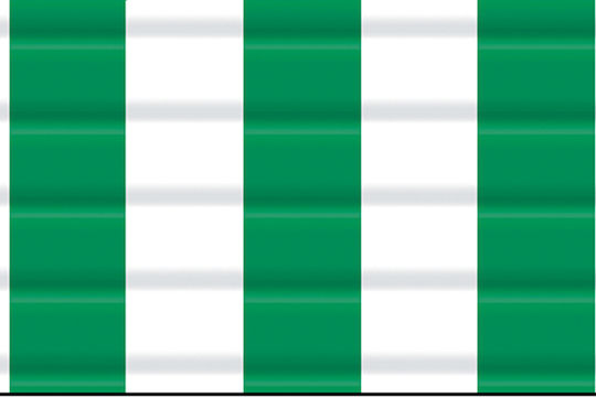 Carton Odule Cu Dungi 50x70cm Alb-verde 10522255 50%