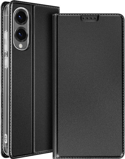 Калъф Dux Ducis Samsung Galaxy S25 Edge Тип Книга Видео Стойка Черен