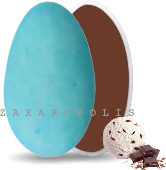 Zaxaropolis Jordan Mandeln Choco Splash im Standard-Form mit Schokoladengeschmack Hellblau 1000gr