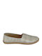 Din material textil Espadrile dama în culoarea Argintiu