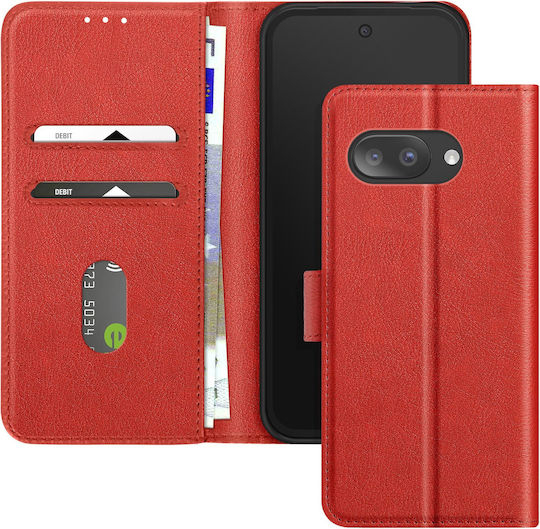 Avizar Case Google Pixel 9a Clapet Wallet Video Holder Red