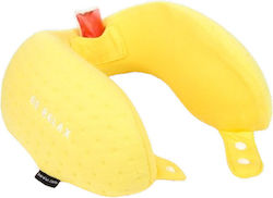Be Relax Wellness Original Plus Μαξιλαράκι Ταξιδίου Memory Foam Κίτρινο