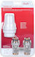 Danfoss Set of 2 Pieces Rae/rlv-ks 1/2 Straight Blister Dwz