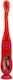 Tinokou Children's Lighted Toothbrush Suction Cup Hot Wheels Red