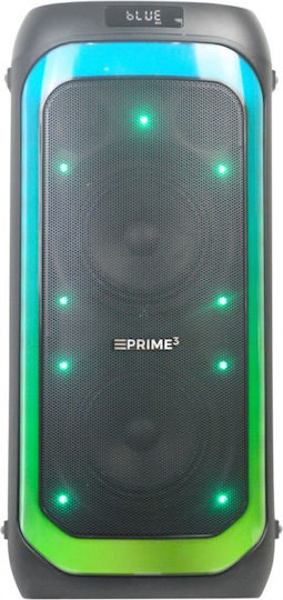 Prime3 Ηχείο Karaoke με Ασύρματο Μικρόφωνο και Εφέ Φωτισμού APS61 Μαύρο