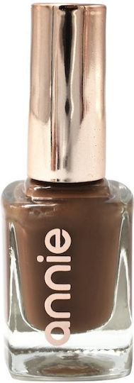 Annie Paris Glossy Βερνίκι Νυχιών Μακράς Διαρκείας Καφέ 100