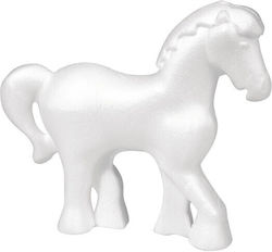 Styrofoam Horse 15x13.5 Cm