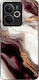 Husă Sonique Marble Series Realme 14t 5g Burgundy
