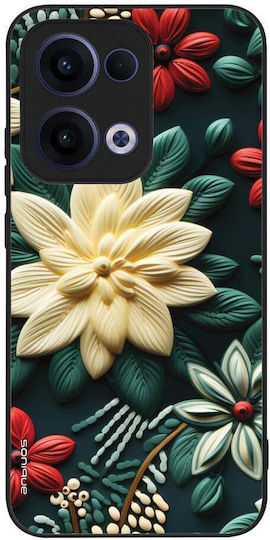 Калъф Sonique 3d Flower Series Oppo Reno13 5G Зелен
