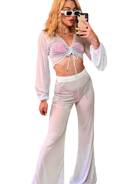 Woman's Fashion White Beach Caftan