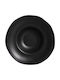 Porto Brasil Plate Pasta Black with Diameter 28cm 6pcs