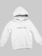 Детски Суичър с Качулка White