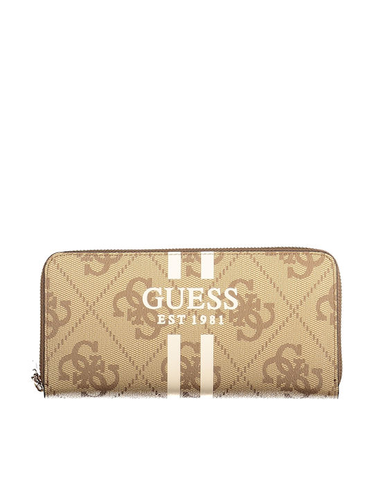 Guess Laurel Large Women's Wallet Coins Beige