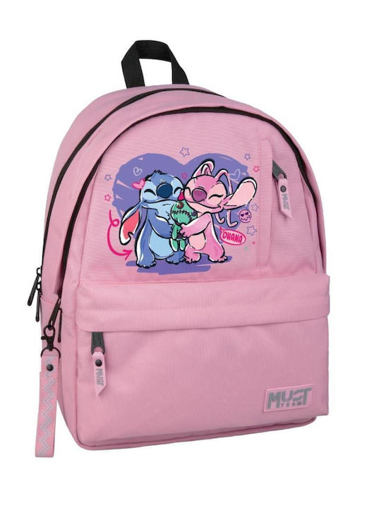 Must Team School Backpack For Elementary Pink 25 Litre 32 x 19 x 42 cm