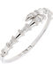 Xrisokosmima Women's Bracelet Handcuffs made of Silver with Zircon