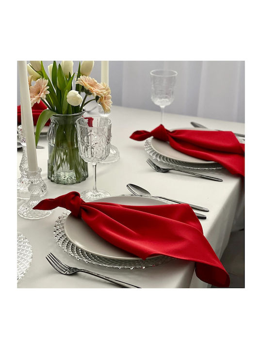 Kotonia Home Șervețel Bumbac Set 10buc Roșu 40x40cm