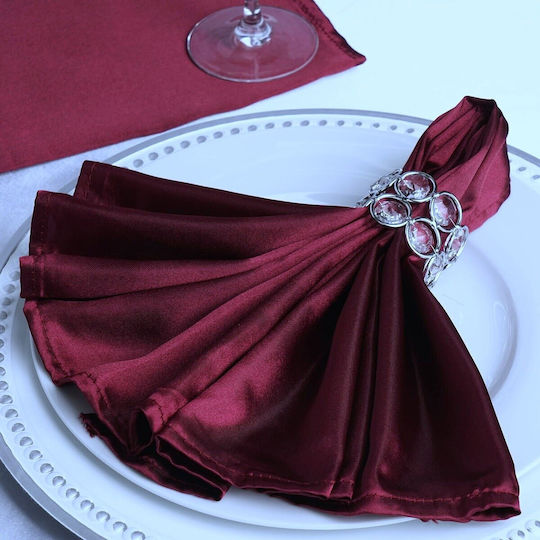 Kotonia Home Πετσέτα Φαγητού Βαμβακερή Σετ 10τμχ Purple 45x45εκ.
