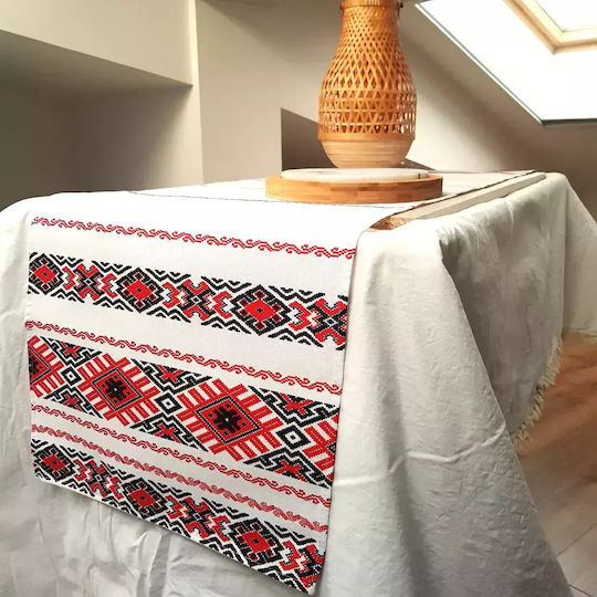 Kotonia Home Πετσέτα Φαγητού Βαμβακερή Σετ Rustic 45x150εκ.
