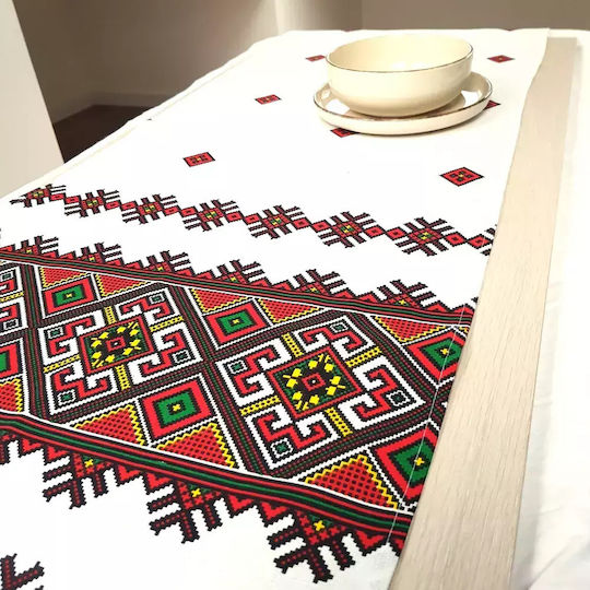 Kotonia Home Πετσέτα Φαγητού Βαμβακερή Σετ Rustic 45x150εκ.