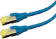 Logon S/FTP Cat.6a Cablu de rețea Ethernet 1m Albastru 1buc