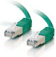 Logon SF/UTP Cat.5e (Gigabit) Καλώδιο Δικτύου Ethernet 0.5m Πράσινο