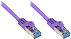 Alcasa S/FTP Cat.6a Network Cable Length 1.5m Purple Alcasa S/FTP Cat.6a Network Cable Length 1.5m Purple