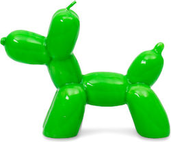 Green Balloon Dog Candle Hf