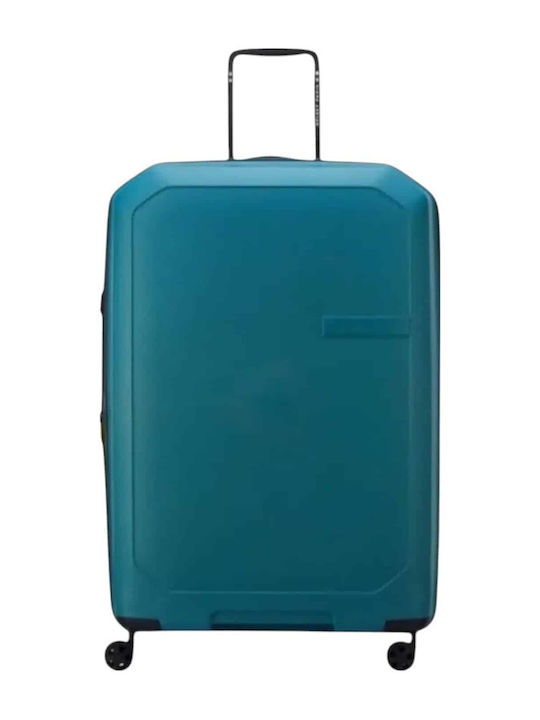 Delsey Anvers Medium Hard Blue Suitcase With 4 ...