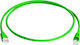 Telegärtner S/FTP Cat.6a Ethernet Network Cable 0.25m Green 1pcs
