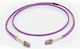 C2G Fiber Optic Cable 5m Purple 1pcs