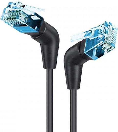 Techly U/UTP Kat.6a Ethernet Netzwerkkabel 2m Schwarzes