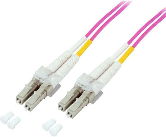 Techly Fiber-Optik-Steckverbinder LC-LC Netzwerkkabel 5m