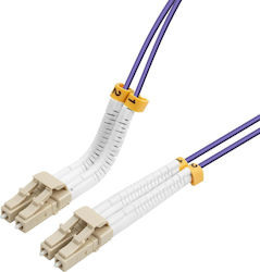 Lanview Optische Faser LC-LC 2m Lila