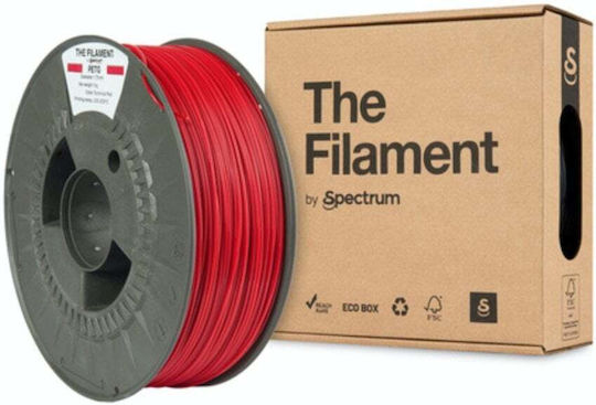 Spectrum PETG 3D Printer Filament 1.75mm Red 1kg