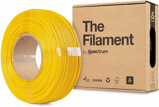Spectrum PETG 3D Принтер Филамент 1.75мм Жълт 1кг 1бр Пълнител