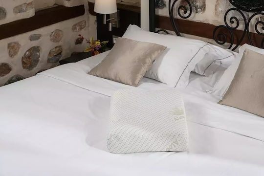 Alpha Foam Elegant Aloe Vera Μαξιλάρι Ύπνου Memory Foam Ανατομικό 38x55x12cm