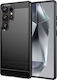 Powertech Калъф Carbon Mob-2007 Samsung S24 Ultra Черен