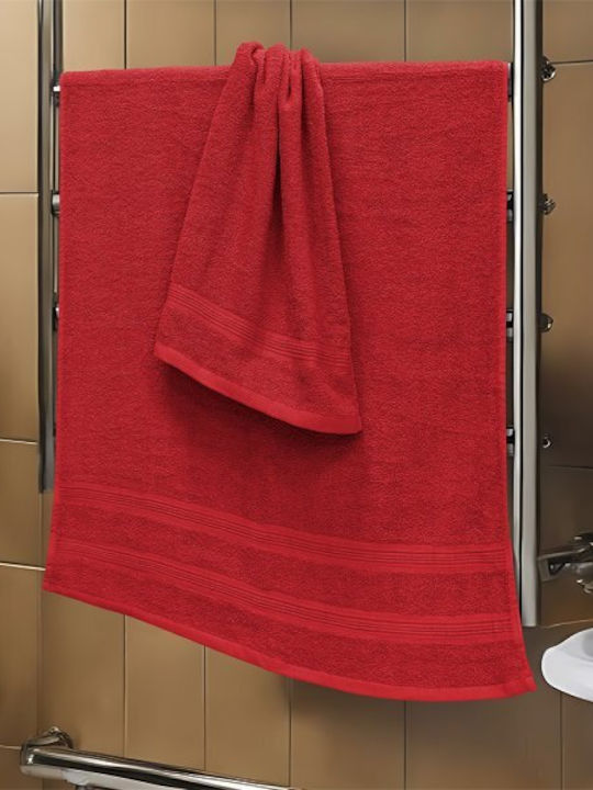 Lino Home Facecloth Marea 50x90cm Red Weight 48...