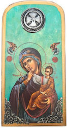 Wooden Saint Icon Holy Mary Comforter 20x10cm Wooden Saint Icon Holy Mary Comforter 20x10cm