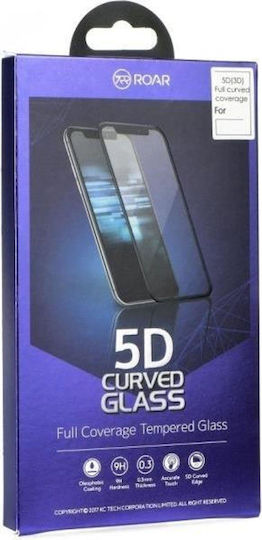 3D Закалено стъкло Бял (Huawei P20 Lite)
