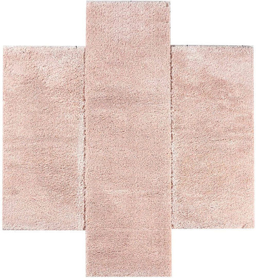 Balsan Shaggy Bedroom Rugs Set Pink P621673 3pcs