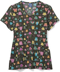 Yγειονομικών Diamond Neck Blouse Rainbow