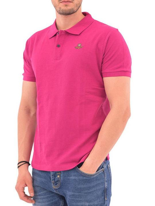 Polo Short Sleeve Blouse Fuchsia